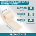 thumbnail image 2 of QARUN Hydrocolloid Roll for Wound Care,2in*16.5ft Hydrocolloid Bandages with Self-Adhesive,Extra Large Hydrocolloid Patch Bandages Cut-to-Size,Ultra Absorbent,Waterproof, 2 of 8