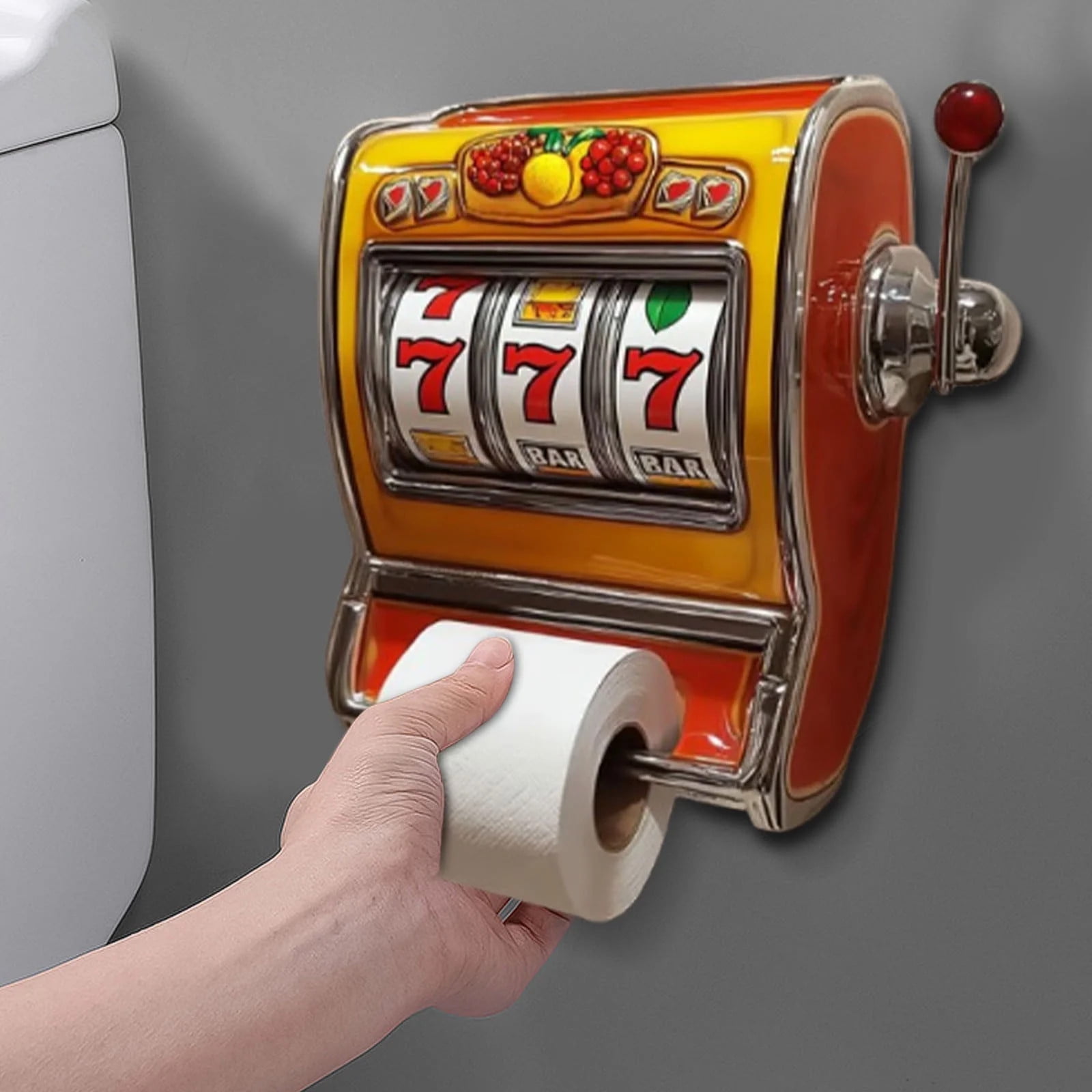 Slot Machine Toilet Paper Holder, Vending Machine Toilet Paper Holde, Unique And Fun Bathroom Multi-roll Paper Storage Rack
