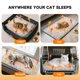 thumbnail image 5 of Cama para gato WanpeeGoo autocalentable de felpa 38 x 48 cm, 5 of 7