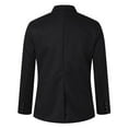thumbnail image 4 of Zshosam Mens Casual Sport Coats Two Buttons Lightweight Business Sport Blazer(Black,L), 4 of 5