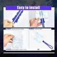 thumbnail image 3 of Duster Refills Compatible with Swiffer Duster, 360 Heavy Duty Multi Surface Duster Replacement with 1 Short Handle and 3FT Extenda Handle for Cleaning Furniture, Blind, Ceiling Fans Blue 30 Pack, 3 of 7