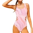 thumbnail image 2 of Cowsor 6-15 Years Girls Tie Dye Print One Piece Swimsuit Modest Full Coverage Swimwear for Beach Surfing and Summer Vacation, 2 of 7
