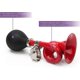 thumbnail image 4 of Vintage Clown Horn, Kids Bike Horn, Classic Vintage Metal Twisted Speaker Siren Siren Snail Air Horn for Vehicle Bicycle Golf Cart, Red, 4 of 5