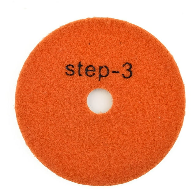 MYG 1PC 4 Inch 100mm Dry/wet Diamond 3 Step Polishing Pads Granite Polishing Tool