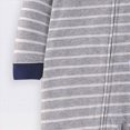 thumbnail image 5 of 9-12 Months Infant Boys Girls Striped Rompers,Cute Print Long Sleeve Baby Jumpsuit,Soft Warm Fall Winter Unisex Onesie for Newborn Infant Boys 3 6 9 12 18 Months,Grey, 5 of 7