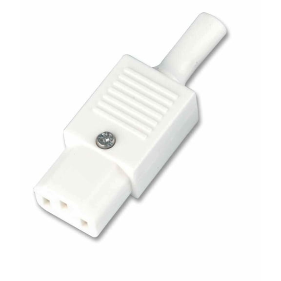 BULGIN LIMITED - Rewireable Free Socket Straight White