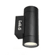 thumbnail image 1 of Lampara Arbotante Led 12w Para Pared Exterior Color Negro Luz Cálida 2700k Lab.G Negro, 1 of 4