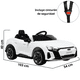 thumbnail image 5 of Montable Eléctrico Audi e-tron GT  12V para Niños con Control Remoto - Blanco, 5 of 7