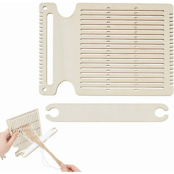 4 Sets Belt Weaving Kit Weaving Loom Kit Wooden Belt Weaving Shuttle Tools DIY Weaving Crochet Knitting Wooden DIY Weaving Loom