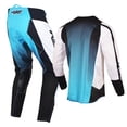thumbnail image 4 of Willbros Motocross Jersey Pant Combo Men Women Motorcycle MX Gear Set Cycling Offroad Dirt Bike Adult Riding BMX ATV White Blue (Jersey S Pants 30), 4 of 5