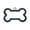 Black, variant on Stainless Steel Glittering Bone Design Pet ID with Custom Name Engraving for Dogs and Cats