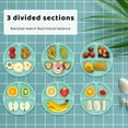 thumbnail image 6 of Homelove Round Suction Silicone Plates for Babies Plates for Toddlers,Silicone Grip Dish Baby Toddler Plate Plates Stay Put with Suction Microwave Dishwasher Safe With 4 Suction Cups Blue+Green, 6 of 7