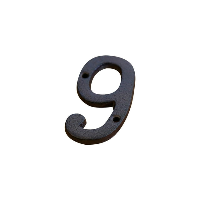 solacol Black House Numbers House Numbers Black Creative Alloy Wrought