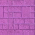 thumbnail image 1 of Ahgly Company Machine Washable Indoor Square Transitional Bright Neon Pink Purple Area Rugs, 4' Square, 1 of 7