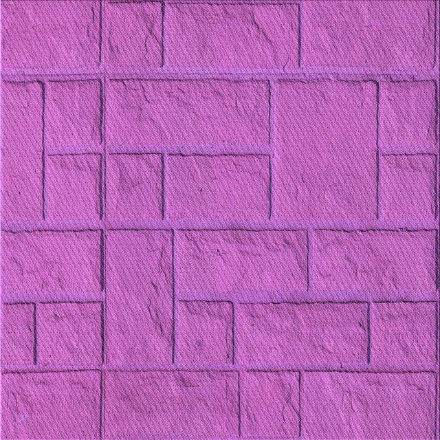 Ahgly Company Machine Washable Indoor Square Transitional Bright Neon Pink Purple Area Rugs, 4' Square