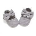 thumbnail image 2 of Spring Summer Baby Girls Big Bowknot Decor Soft Soled Shoes First Walkers, 2 of 4