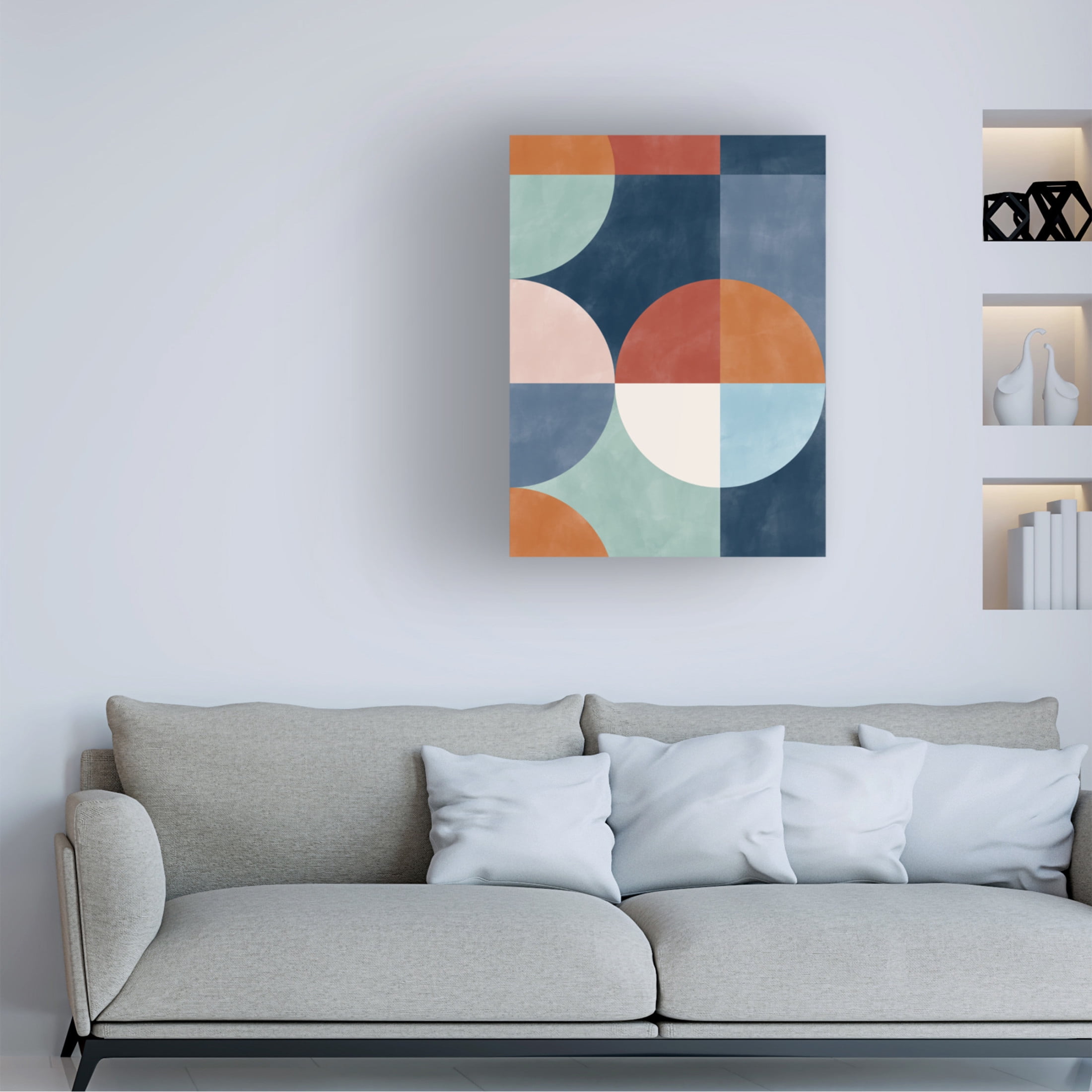 Trademark Fine Art Elena Ristova bluerust29 Canvas Wall Art