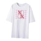 thumbnail image 3 of Camiseta de mujer con cuello redondo, ropa sencilla, manga corta para oficina, trabajo, compras Blanco Yuyangstore Camiseta para mujer, 3 of 8