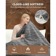 thumbnail image 3 of Luku Sherpa Electric Heated Throw Blanket for Bed: 10 Heat Levels, 10 Timers, ETL Certified, Machine Washable Fast Heating, 3 of 10