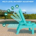 YITAHOME Outdoor Chaise Lounge Chair with Adjustable Backrest, Heavy
