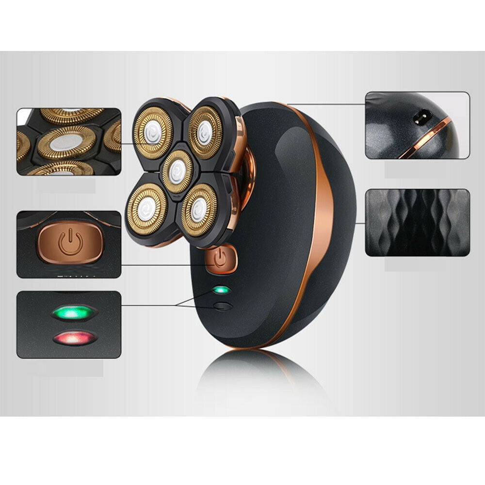 DTOWER 5 In 1 Rechargeable Electric Razor Shaver Waterproof Cordless