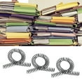 thumbnail image 1 of 115 Sheet Capacity Binding Spiral 360 Degree Rotation 4:1 Pitch PVC Material Wide Application For Engineers Files Business Projects Office Documents, 1 of 8