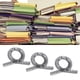 thumbnail image 1 of Bobina De Encuadernación En Espiral, 100 Uds., 48 Dientes, Paso 4:1, Capacidad De 115 Hojas De Papel, Papel A4, Metal, Alambre De Encuadernación En Espiral Negro, Diámetro De, 1 of 8