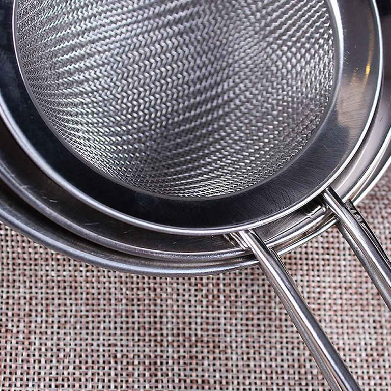  Flour Sifter, Stainless Steel Automatic Sieve Shaker Machine,  Baking Fine Mesh Strainer Filter, Round Sifter for Straining Rice  Powdering: Home & Kitchen
