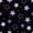 Black Purple, variant on Manfei Colorful Stars Shower Curtain 72Wx72L,Cute Cartoon Themed Bathroom Curtain,White