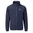 thumbnail image 2 of Men's Cutter & Buck Navy Detroit Tigers Charter Eco Recycled Full-Zip Hoodie Jacket, 2 of 3