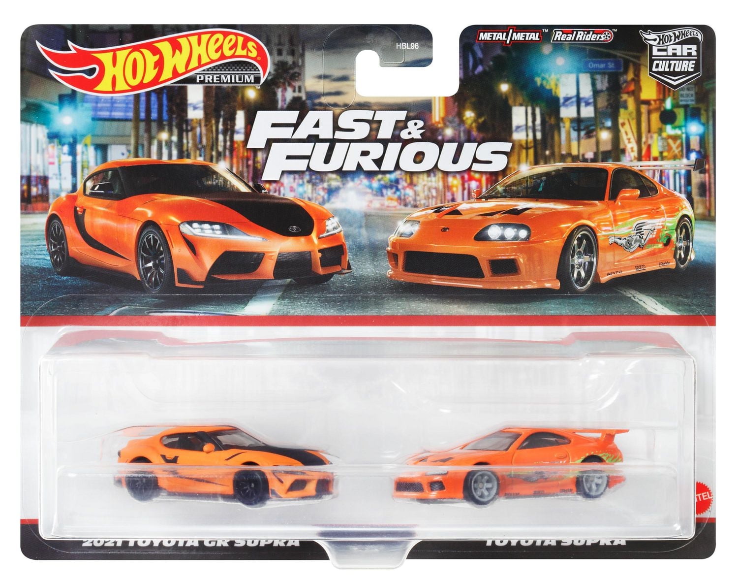 Hot Wheels Premium Car Culture 2-Pack Fast & Furious