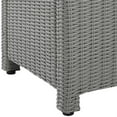 thumbnail image 4 of Crosley Bradenton 40" Glass Top Wicker Patio Coffee Table in Gray, 4 of 8