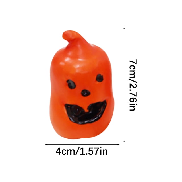 Halloween Window Decorations 10-Piece Foam Pumpkin Set for Home, Party, Thanksgiving, and Fall Holiday Display