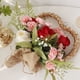 thumbnail image 4 of Tulipanes de primavera, rosas rojas, claveles, coronas de amor, decoración para colgar en la pared o puerta, regalo para el Día de San Valentín o el Día de la Madre., 4 of 14