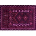 thumbnail image 1 of Ahgly Company Machine Washable Indoor Rectangle Southwestern Pink Country Area Rugs, 4' x 6', 1 of 4