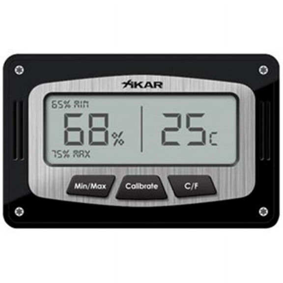 Xikar xi833 Rectangular Digital Hygrometer