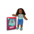 thumbnail image 7 of American Girl Doll Outfit Gabriela's PJs for 18" Truly Me Dolls Blue Pajamas Slippers, 7 of 7