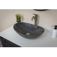 thumbnail image 4 of Eden Bath EB-S060BB-P 19.7 x 13 x 5.9 in. Polished Butterfly Granite Stone Canoe Sink, Blue, 4 of 12