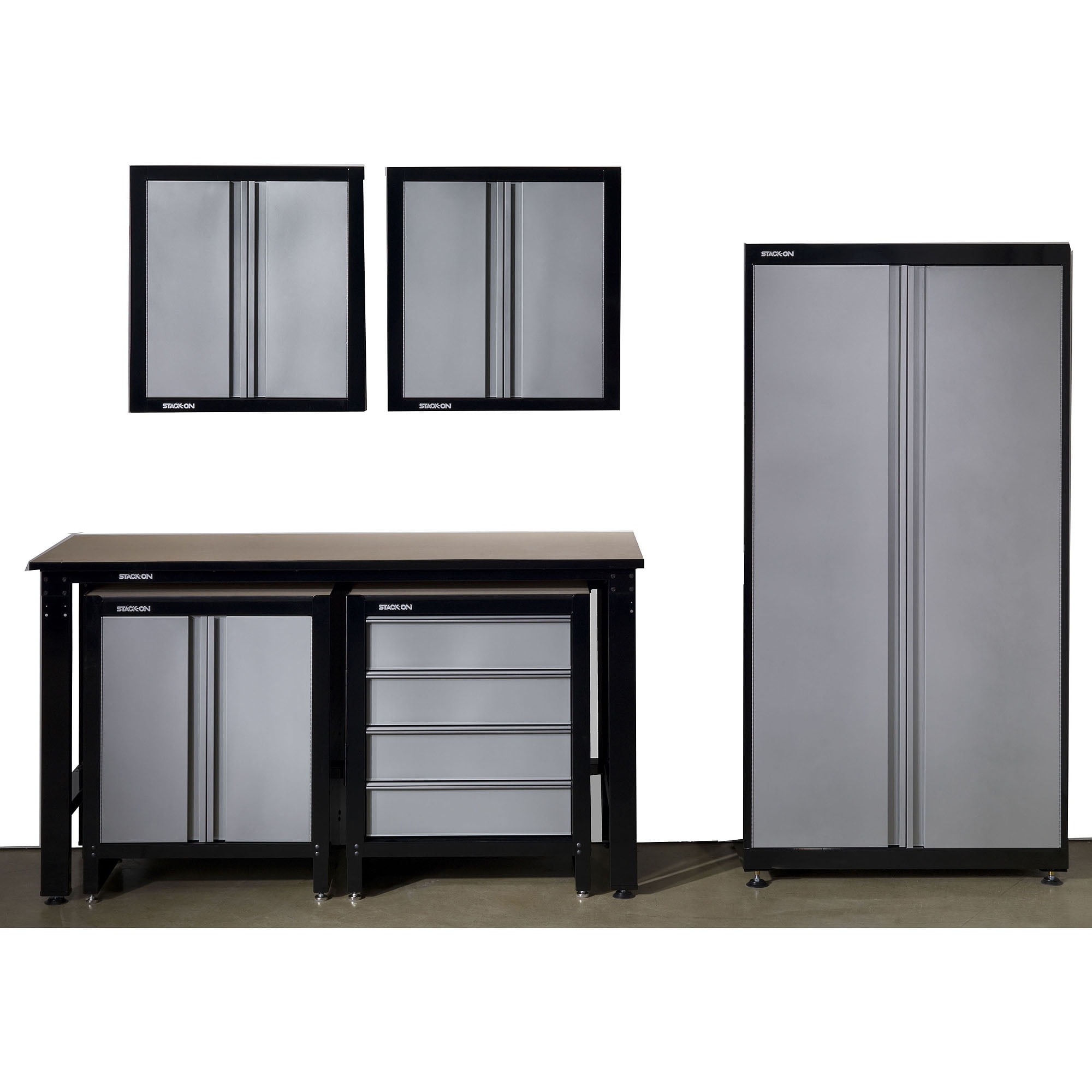 StackOn 6Piece Garage Storage Set