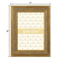 thumbnail image 5 of 5x7 Picture Frame - Gold Vintage Frames for Tabletop or Wall Hanging, 5 of 7