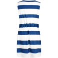thumbnail image 4 of Robes d'Été pour Femmes Décontractées à Col en V Sans Manches à Bretelles Spaghetti Robe Rayée à Cordon Robe Courte avec Poches, 4 of 6