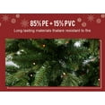 thumbnail image 5 of GAZEBETER 7.5ft Christmas Tree, Pre-lit Artificial Christmas Tree W/3398 PE & PVC Mixed Branch Tips, 500 LED Lights & 9 Lighting Modes, Stand for Home, Office, Party, Commercial, 5 of 9