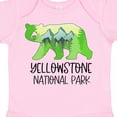 thumbnail image 4 of Inktastic Yellowstone National Park Mountains and Bear Shape Boys or Girls Baby Bodysuit, 4 of 5