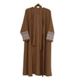thumbnail image 3 of KAUOD Kids Abaya Muslim Dress Boys Girls Open Front Eid Prayer Thobe Plain Long Sleeve Soft 𝐈slamic Traditional Clothes, 3 of 8