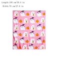 thumbnail image 6 of Clearance! Halloween Throw Blanket, 39x27 Inch Flannel Fleece Blanket for Couch, Cute Pumpkin Ghost Buffalo Plaid Bedding, Pink, 6 of 6