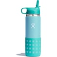 thumbnail image 2 of Hydro Flask Kids Wide Mouth Straw Cap And Boot Dew 20 Oz, 2 of 2