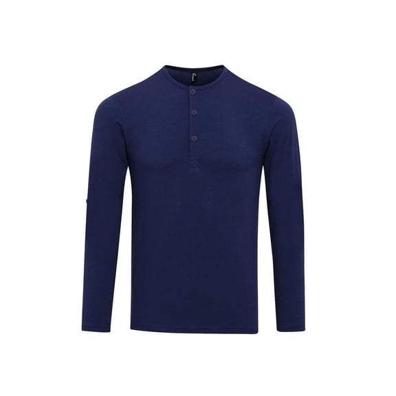 Premier Mens Long John Roll Sleeve T-Shirt