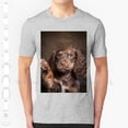 thumbnail image 3 of Sudadera con capucha Charlie Wave 100 % algodón, cachorro cocker spaniel, perro de trabajo Wave, color marrón chocolate, 3 of 5