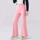 thumbnail image 5 of Pantalones largos, pantalones acampanados para niñas, pantalones de cintura alta, pantalones largos deportivos de otoño para niñas de talla mediana, pantalones para niñas, 5 of 9