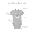 thumbnail image 6 of Just Born® Organic Baby Girl Bunny 4-pack Bodysuits, 6 of 8